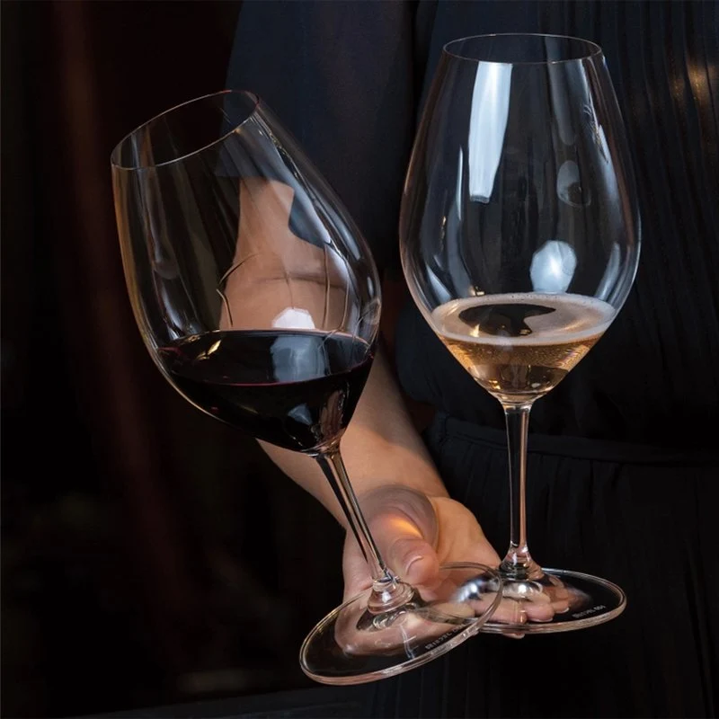 99.5 cl - Wine Friendly Calice Vino Rosso in Vetro - Set 4 Pezzi