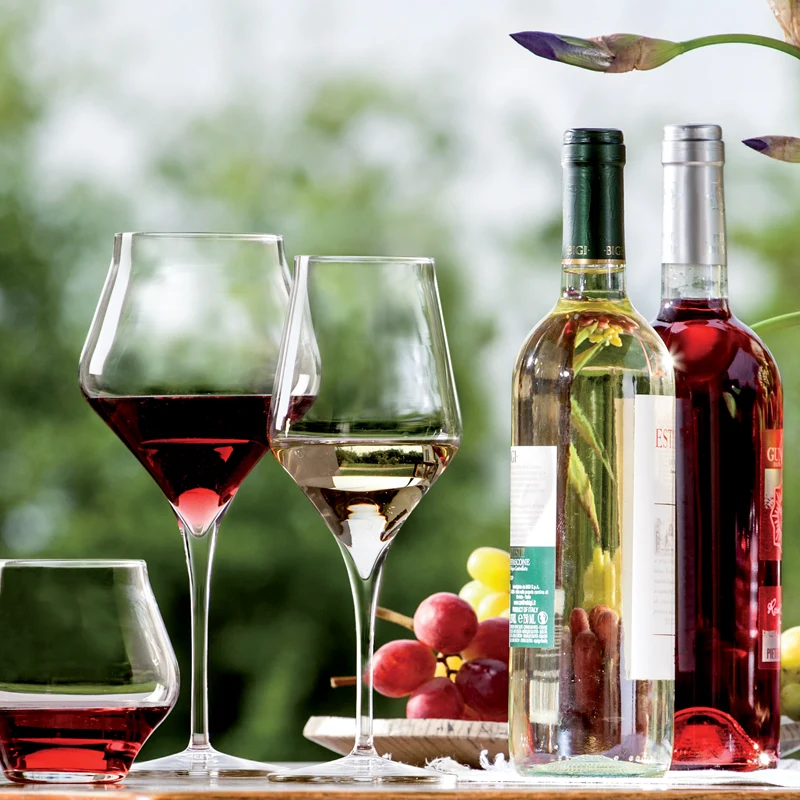 35 cl - Supremo Calice Vino Bianco in Vetro - Set 6 Pezzi