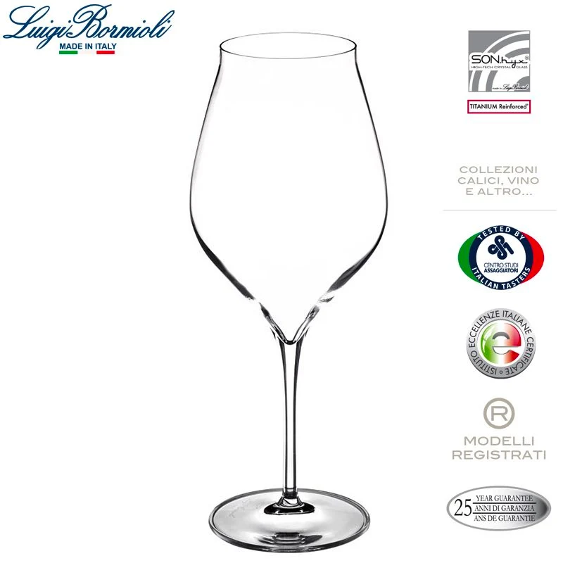 55 cl - Vinea Calice Vino Rosso in Vetro - Set 6 Pezzi