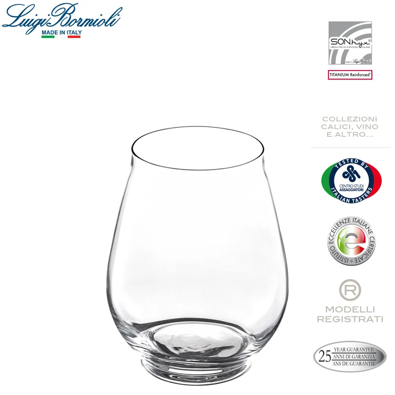 43 cl - Vinea Bicchiere Vino Bianco Trebbiano in Vetro - Set 6 Pezzi