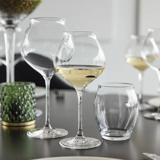 40 cl - Macaron Calice Vino Bianco Fascination in Vetro - Set 6 Pezzi