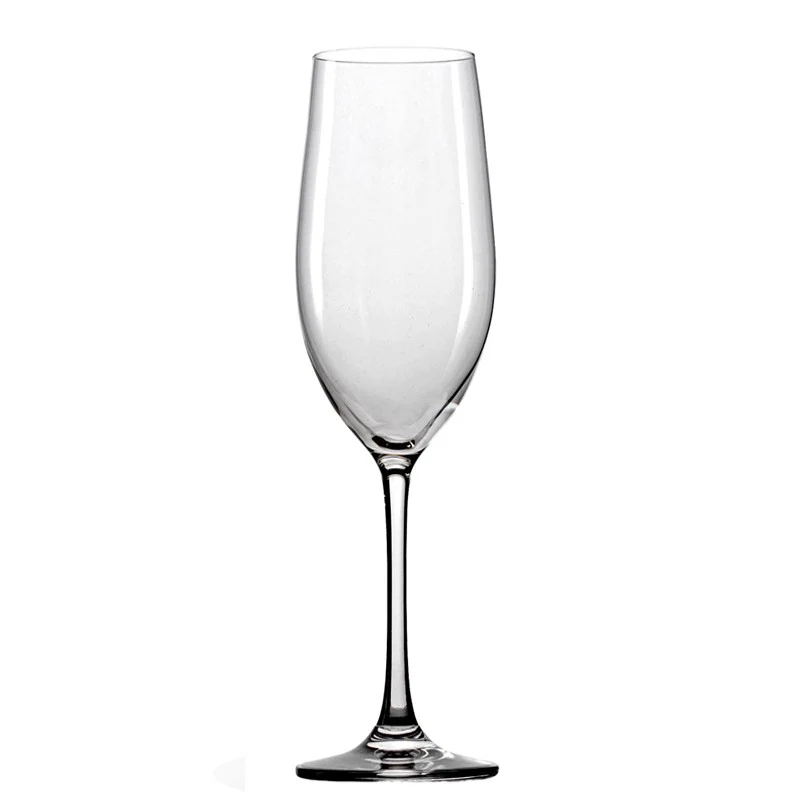 24 cl - Classic Long Life Calice Flute in Vetro - Set 6 Pezzi