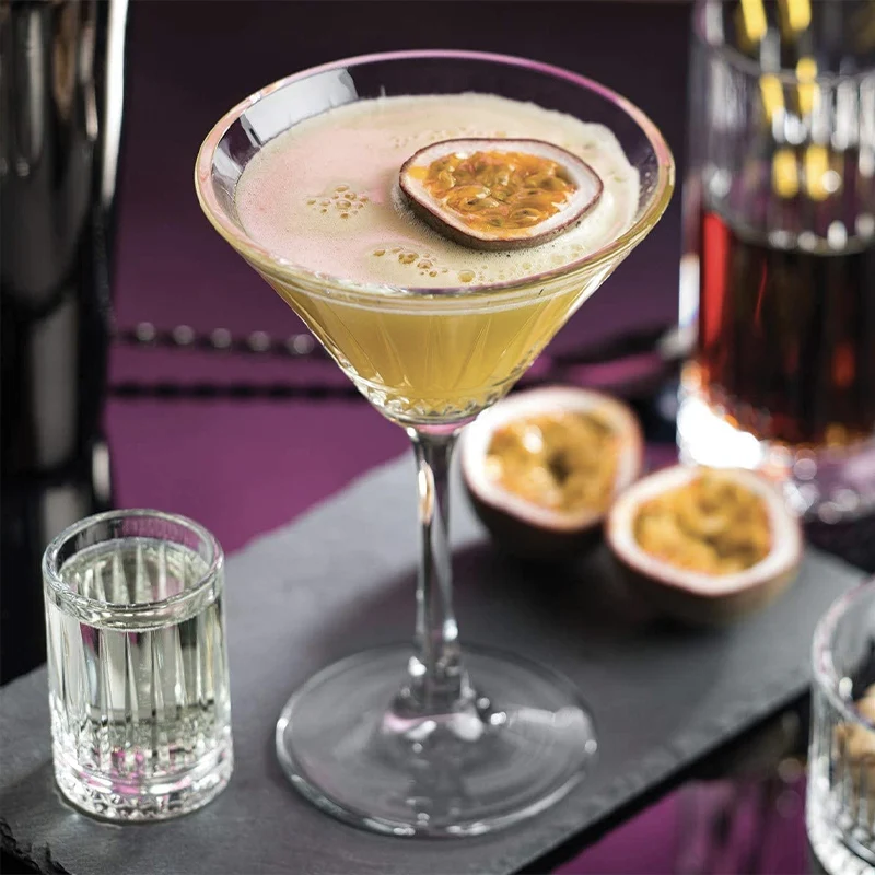 22 cl - Elysia Bicchiere Martini in Vetro - Set 4 Pezzi