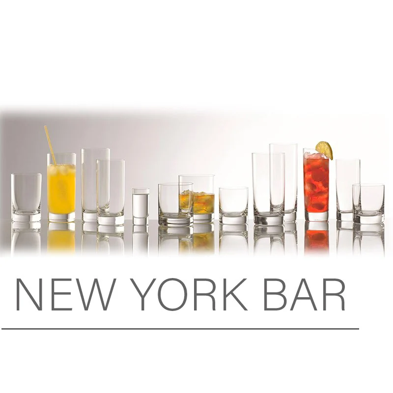 29 cl - New York Bar Bicchiere Bibita in Vetro - Set 6 Pezzi