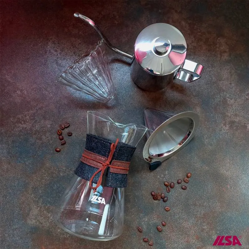 12 cm - Goccilatore Coffè Brewing in Vetro Borosilicato