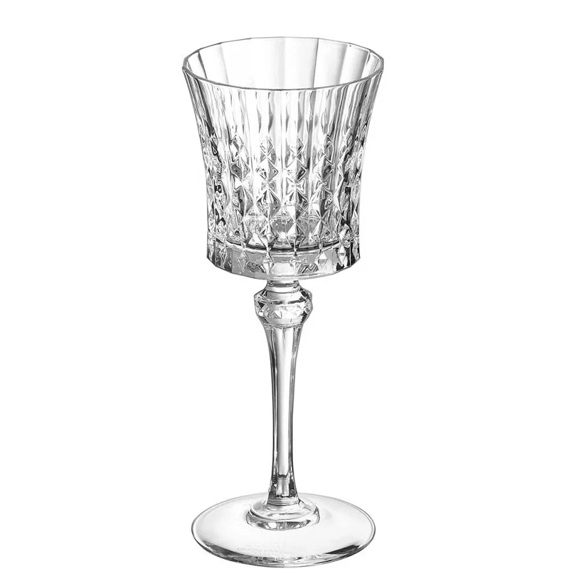 19 cl - Lady Diamond Calice Vino Bianco in Vetro - Set 6 Pezzi