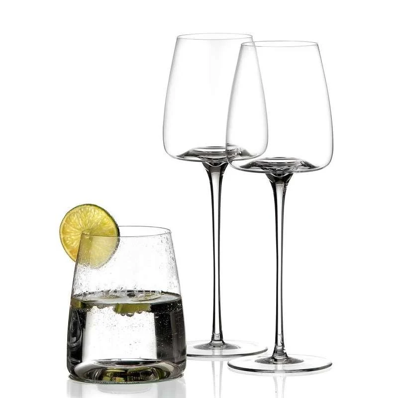 25 cl - Vision Side Bicchiere Vino in Vetro Borosilicato - Set 2 Pezzi