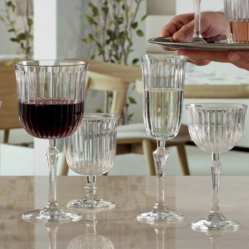 17.5 cl - Joy Calice Flute in Vetro - Set 4 Pezzi