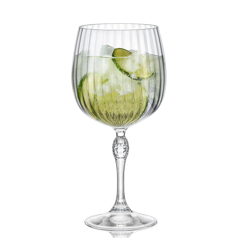 74 cl - America 20s Calice Gin Tonic in Vetro - Set 6 Pezzi
