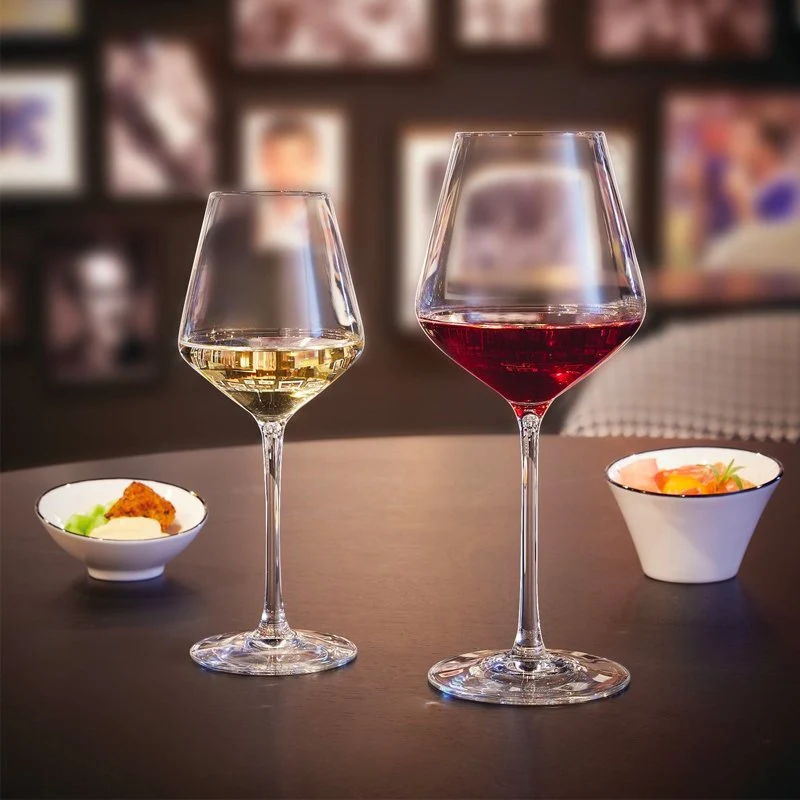 38 cl - Distinction Calice Vino Multiuso in Vetro - Set 6 Pezzi