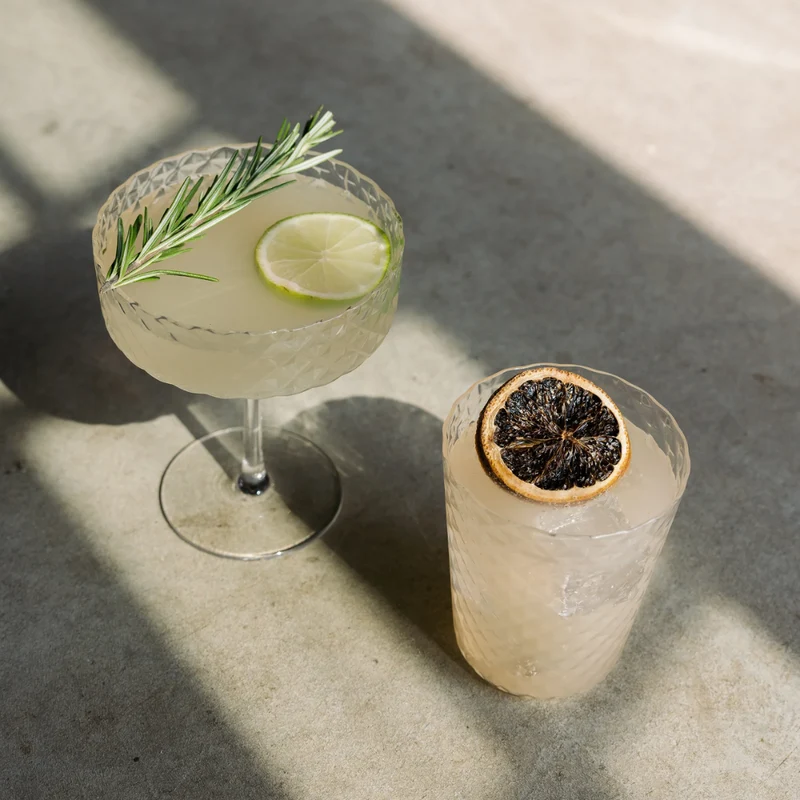 33 cl - Veneziano Mixology Bicchiere Cocktail in Vetro - Set 4 Pezzi