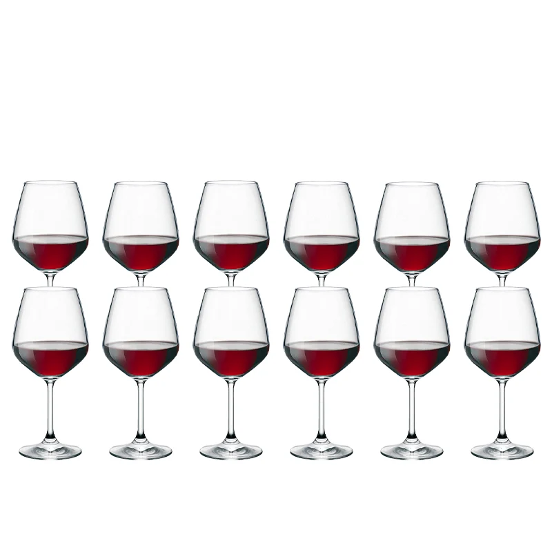 53 cl - Divino Calice Vino Rosso in Vetro - Set 12 Pezzi