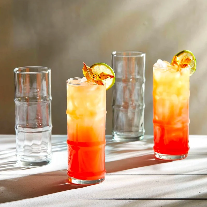 47 cl - Tiki Bicchiere Bibita in Vetro - Set 12 Pezzi