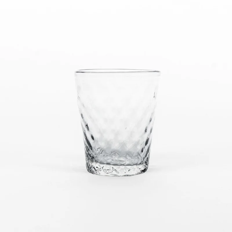 35 cl - Balloton Bicchiere Acqua in Vetro Soffiato - Set 6 Pezzi