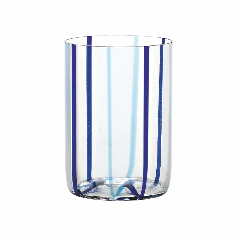 35 cl - Tirache Bicchiere Acqua in Vetro Borosilicato - Set 6 Pezzi
