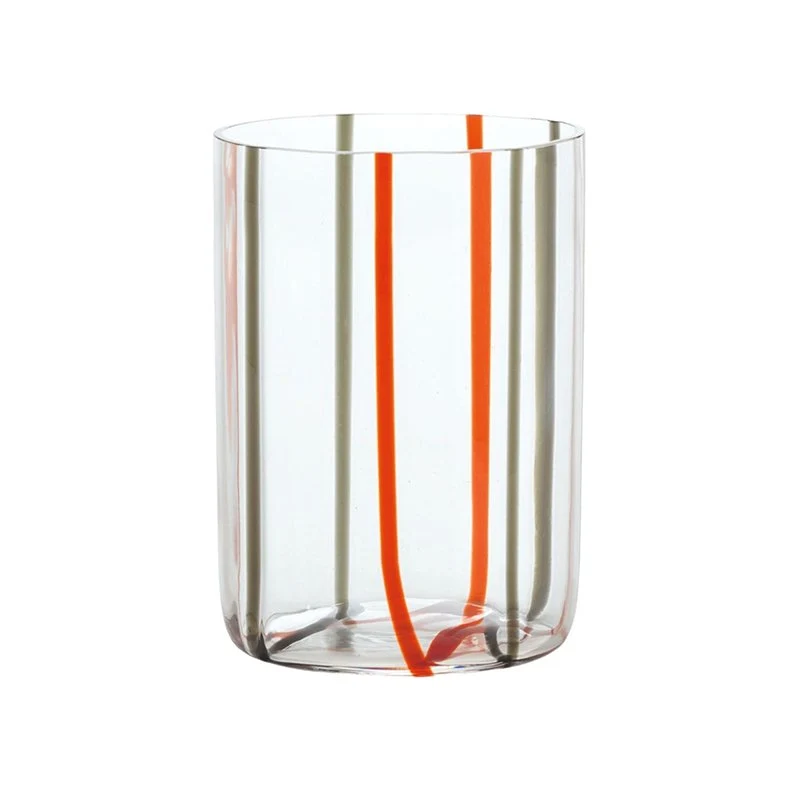 35 cl - Tirache Bicchiere Acqua in Vetro Borosilicato - Set 6 Pezzi