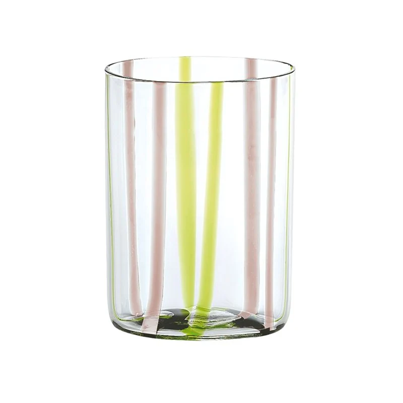 35 cl - Tirache Bicchiere Acqua in Vetro Borosilicato - Set 6 Pezzi