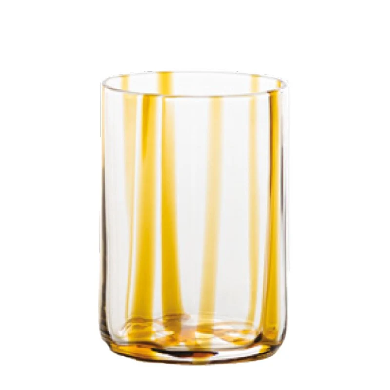 35 cl - Tirache Bicchiere Acqua in Vetro Borosilicato - Set 6 Pezzi