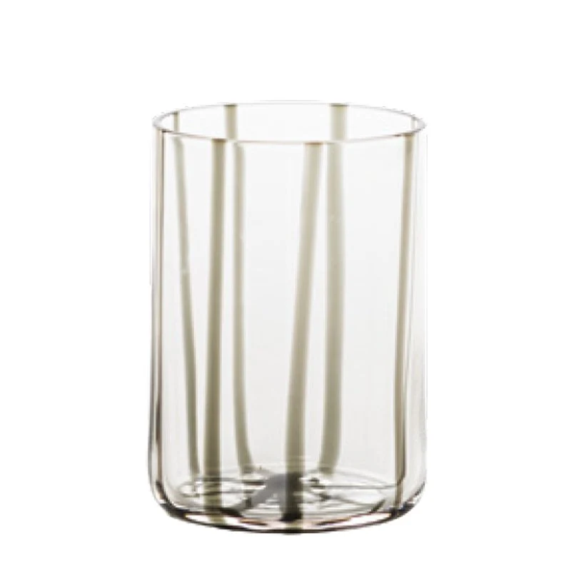 35 cl - Tirache Bicchiere Acqua in Vetro Borosilicato - Set 6 Pezzi