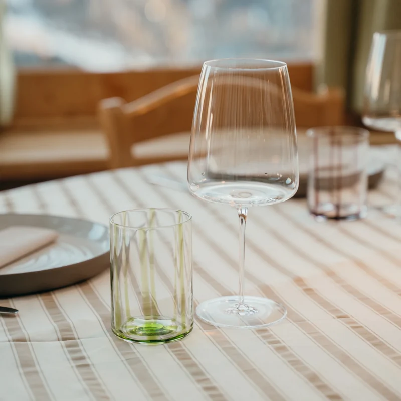 35 cl - Tirache Bicchiere Acqua in Vetro Borosilicato - Set 6 Pezzi