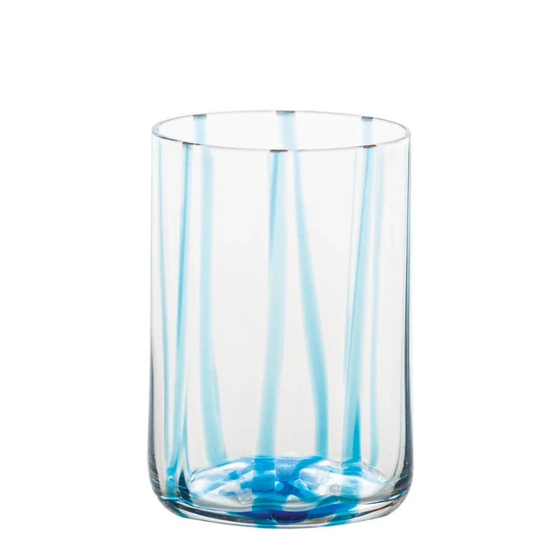 35 cl - Tirache Bicchiere Acqua in Vetro Borosilicato - Set 6 Pezzi