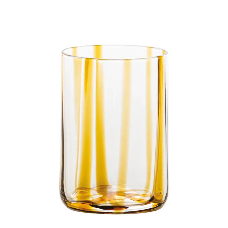 35 cl - Tirache Bicchiere Acqua in Vetro Borosilicato - Set 6 Pezzi