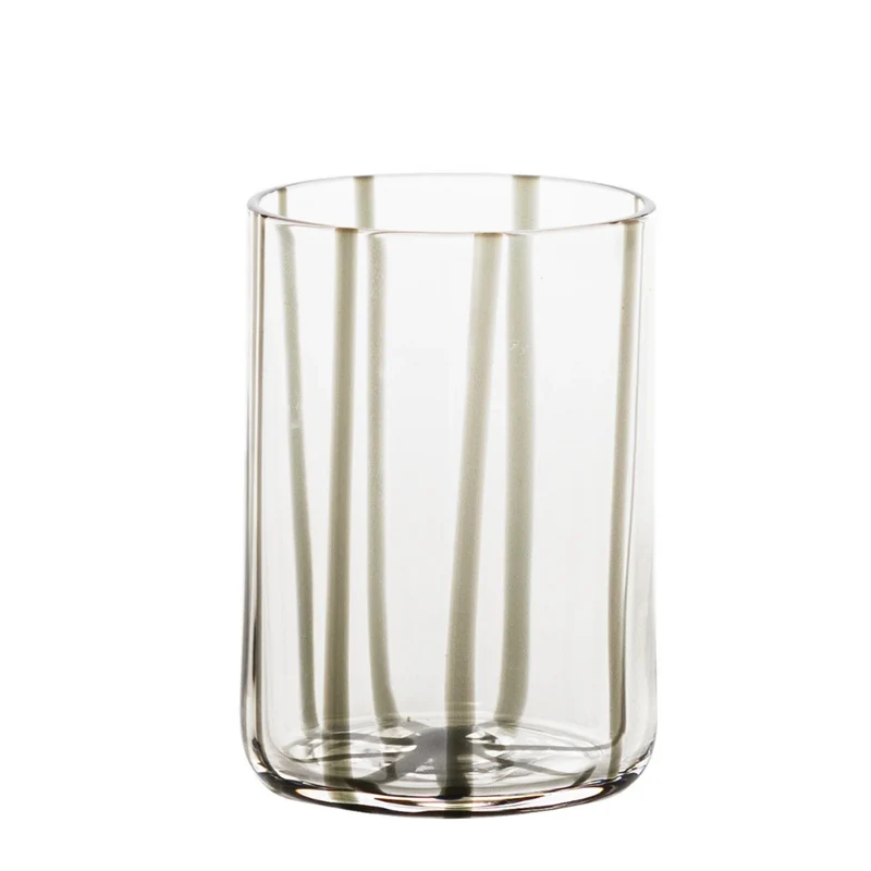 35 cl - Tirache Bicchiere Acqua in Vetro Borosilicato - Set 6 Pezzi
