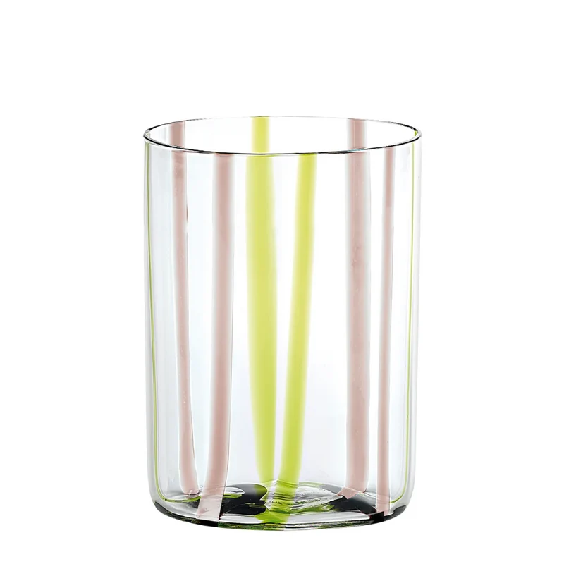 35 cl - Tirache Bicchiere Acqua in Vetro Borosilicato - Set 6 Pezzi