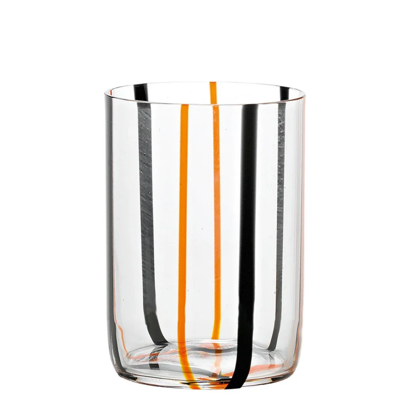 35 cl - Tirache Bicchiere Acqua in Vetro Borosilicato - Set 6 Pezzi