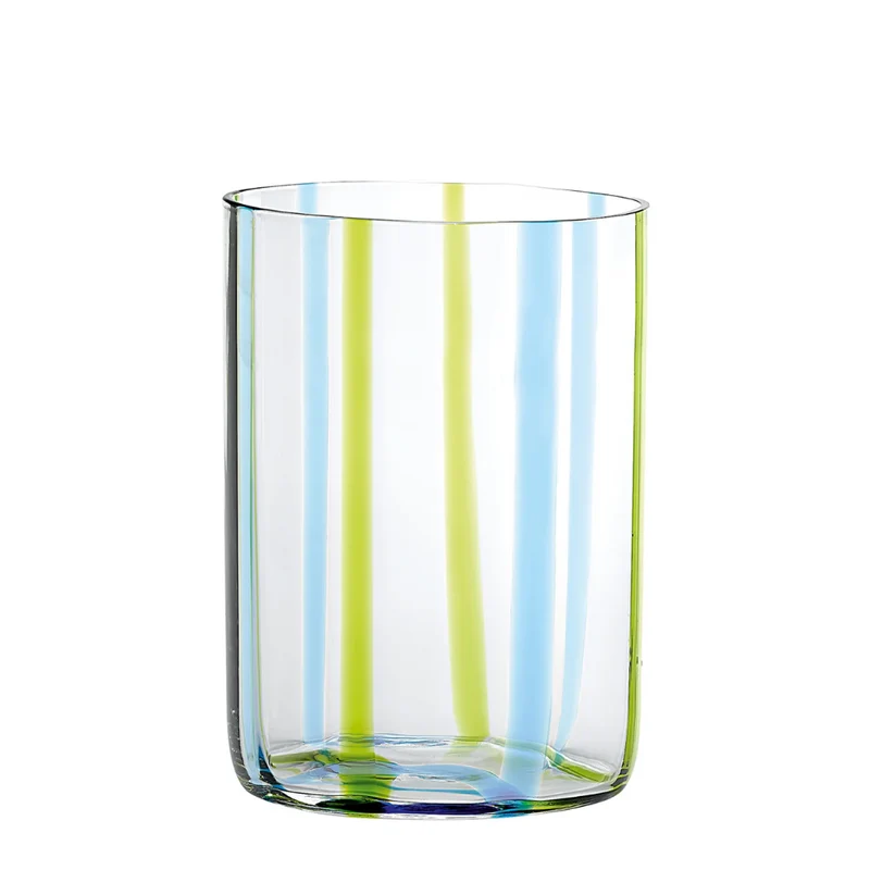 35 cl - Tirache Bicchiere Acqua in Vetro Borosilicato - Set 6 Pezzi