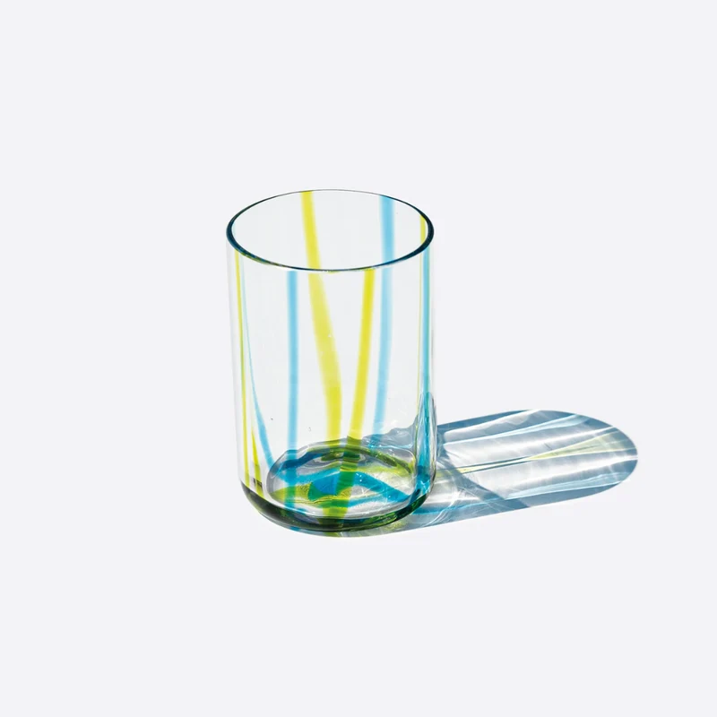 35 cl - Tirache Bicchiere Acqua in Vetro Borosilicato - Set 6 Pezzi