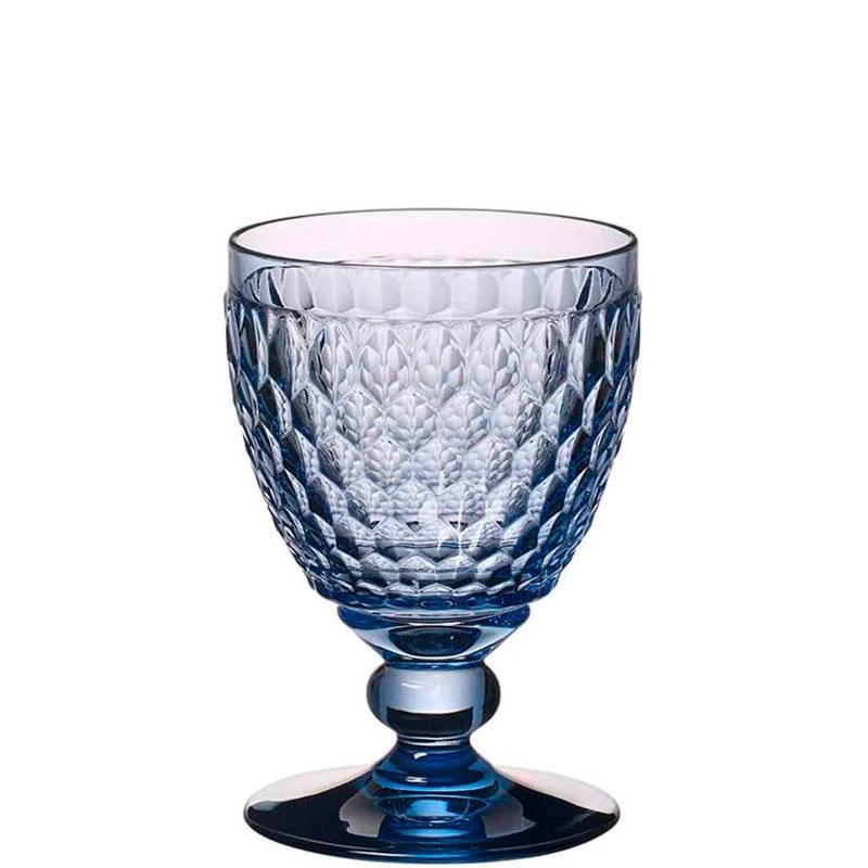 12.5 cl - Boston Calice Vino Bianco in Vetro - Set 4 Pezzi