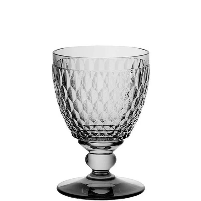 12.5 cl - Boston Calice Vino Bianco in Vetro - Set 4 Pezzi