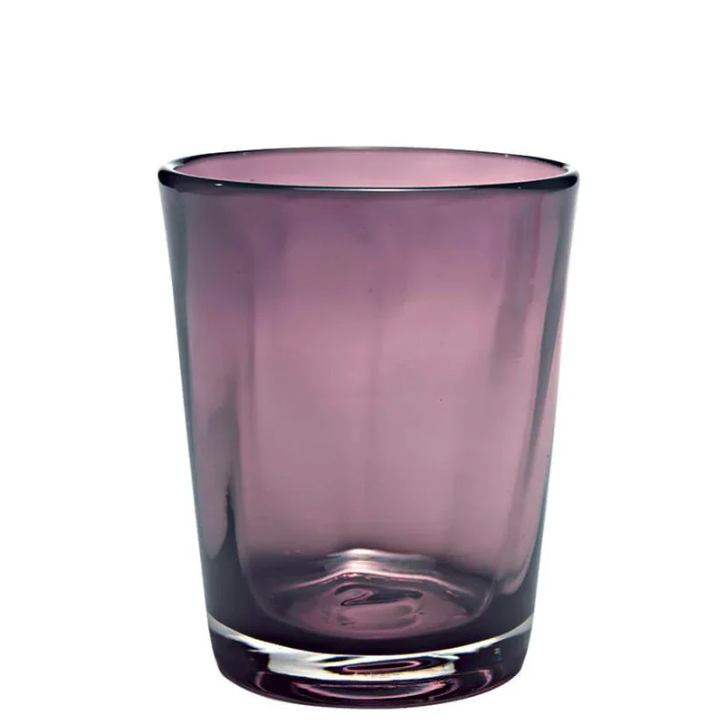 32 cl - Bei Bicchiere Acqua in Vetro Soffiato - Set 6 Pezzi