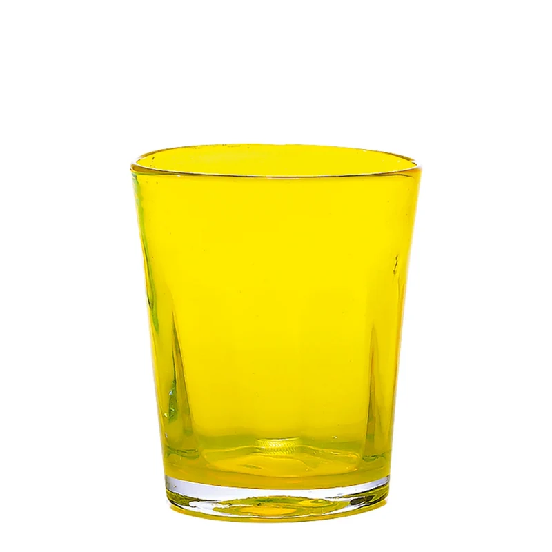 32 cl - Bei Bicchiere Acqua in Vetro Soffiato - Set 6 Pezzi