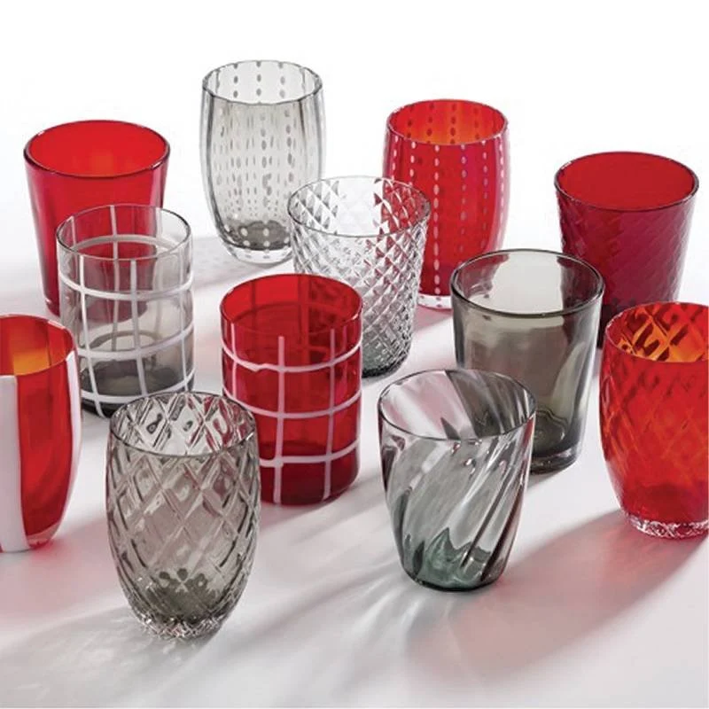 Melting Pot Bicchiere Acqua in Vetro - Set 6 Pezzi