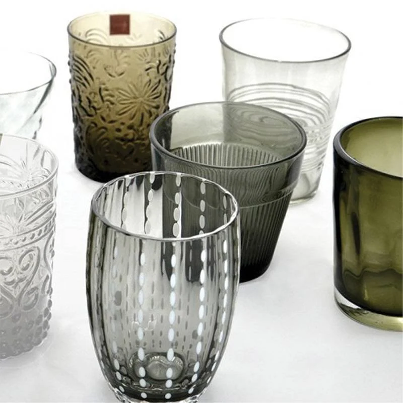 Melting Pot Bicchiere Acqua in Vetro - Set 6 Pezzi