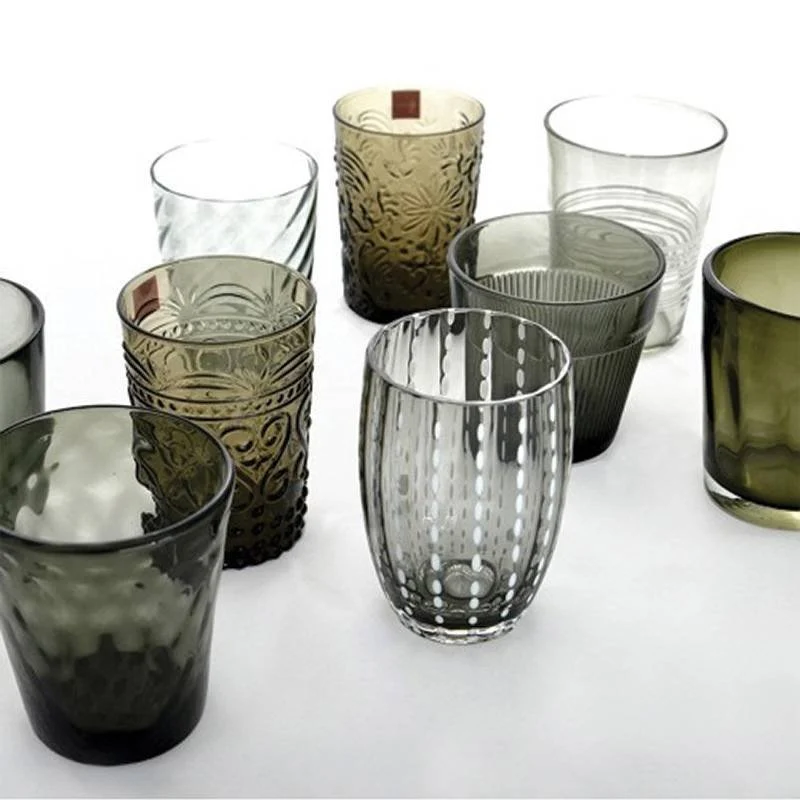 Melting Pot Bicchiere Acqua in Vetro - Set 6 Pezzi