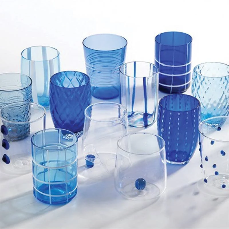 Melting Pot Bicchiere Acqua in Vetro - Set 6 Pezzi