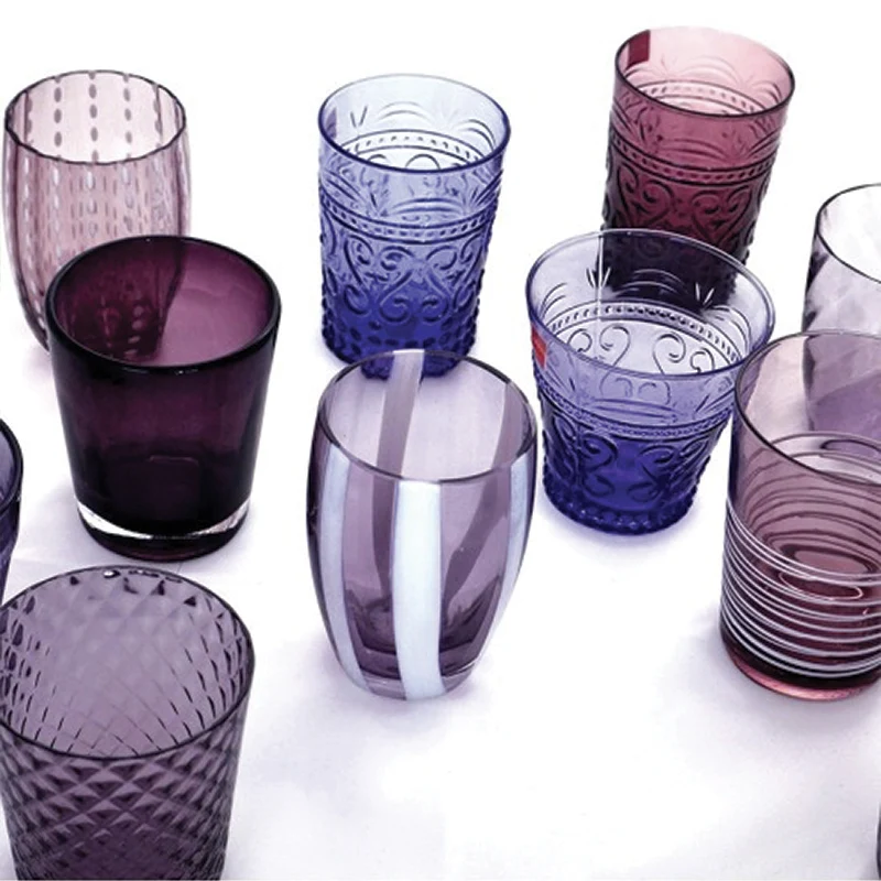 Melting Pot Bicchiere Acqua in Vetro - Set 6 Pezzi