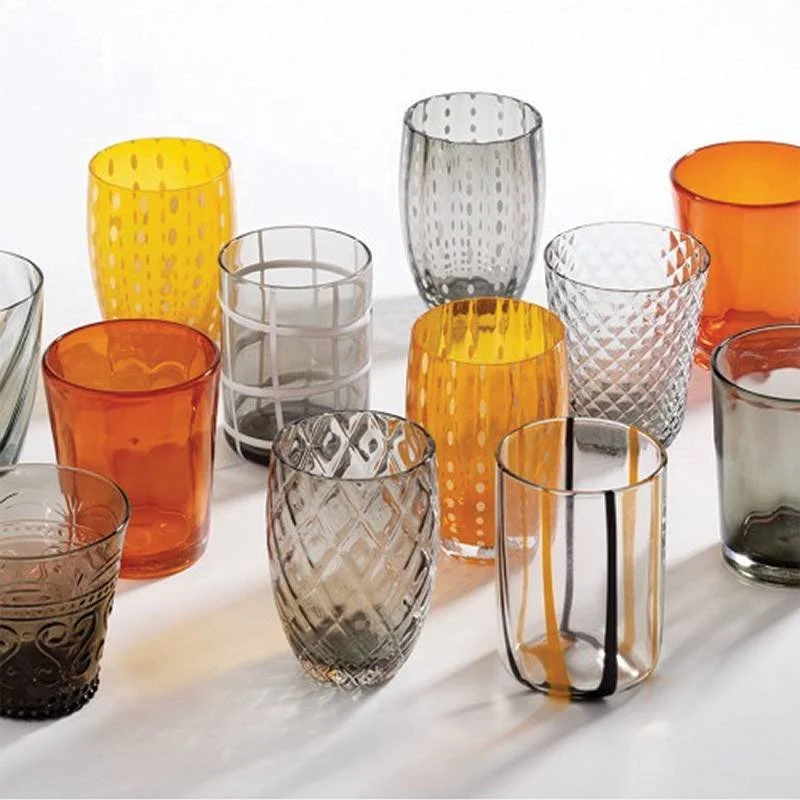 Melting Pot Bicchiere Acqua in Vetro - Set 6 Pezzi