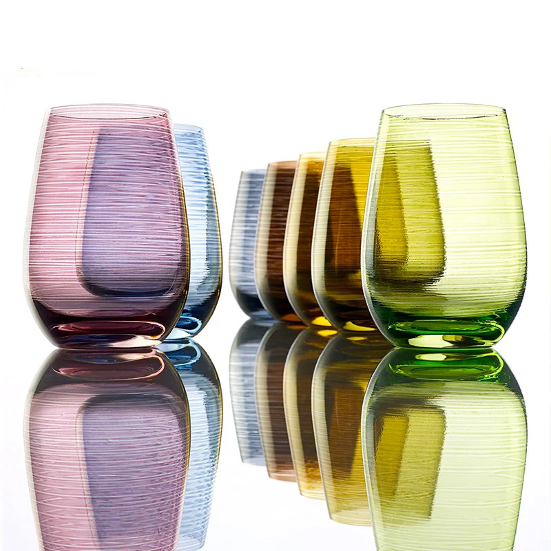 46.5 cl - Twister Bicchiere Acqua in Vetro - Set 6 Pezzi