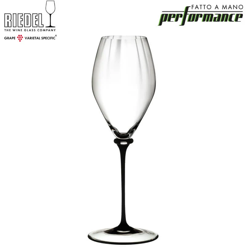 37.5 cl - Fatto A Mano Performance Calice Champagne Stelo Colorato in Vetro