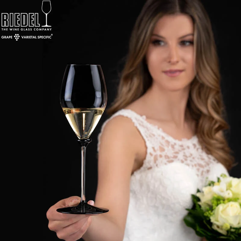 37.5 cl - Fatto A Mano Performance Calice Champagne Stelo Colorato in Vetro