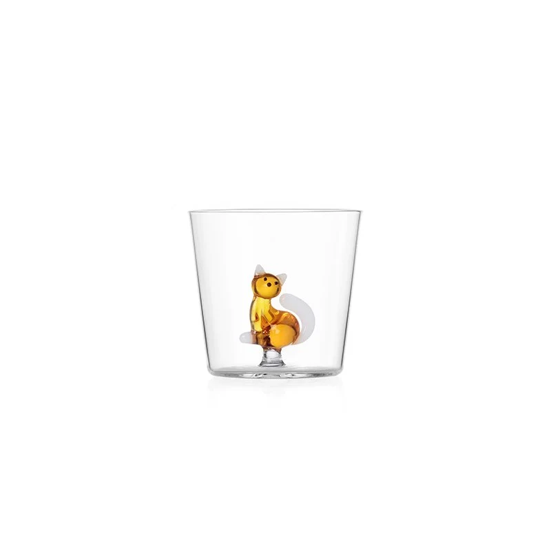 30 cl - Tabby Cat Bicchiere Acqua in Vetro Borosilicato