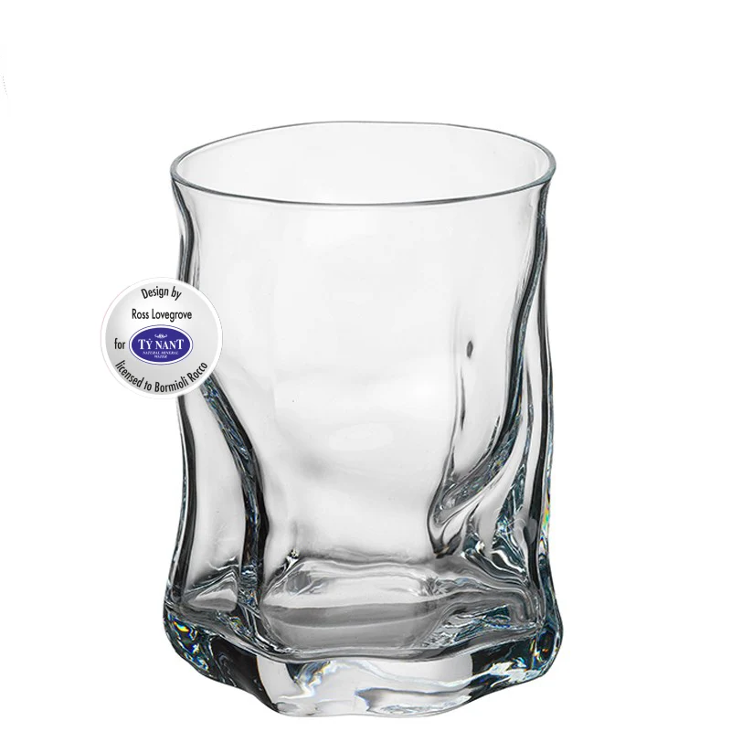 30 cl - Sorgente Bicchiere Acqua in Vetro - Set 6 Pezzi
