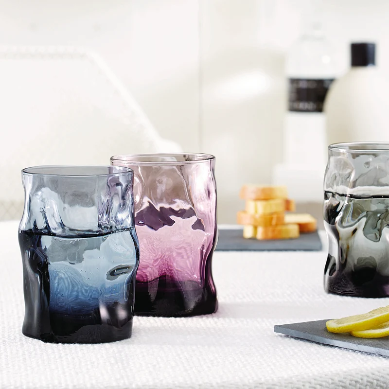 30 cl - Sorgente Bicchiere Acqua in Vetro - Set 6 Pezzi