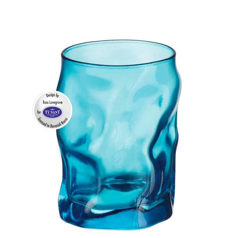 30 cl - Sorgente Bicchiere Acqua in Vetro - Set 6 Pezzi