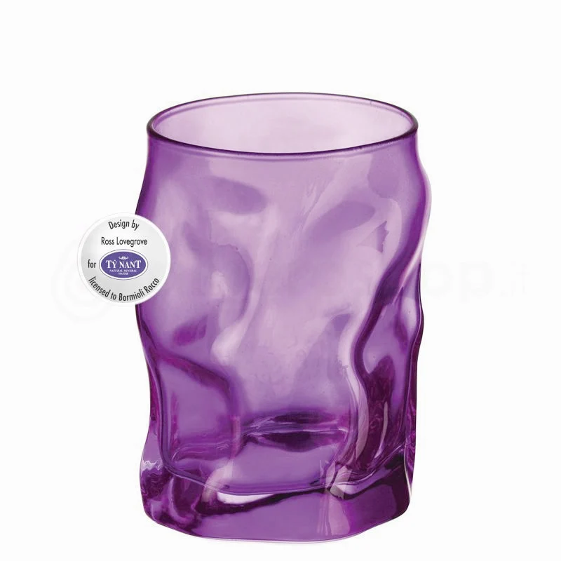 30 cl - Sorgente Bicchiere Acqua in Vetro - Set 6 Pezzi