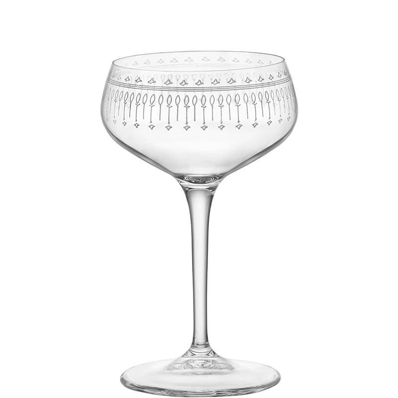 25 cl - Bartender Novecento Calice Cocktail in Vetro - Set 6 Pezzi